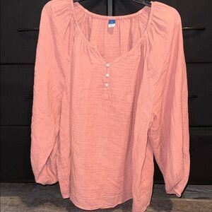 Old Navy Light Pink Women's Blouse